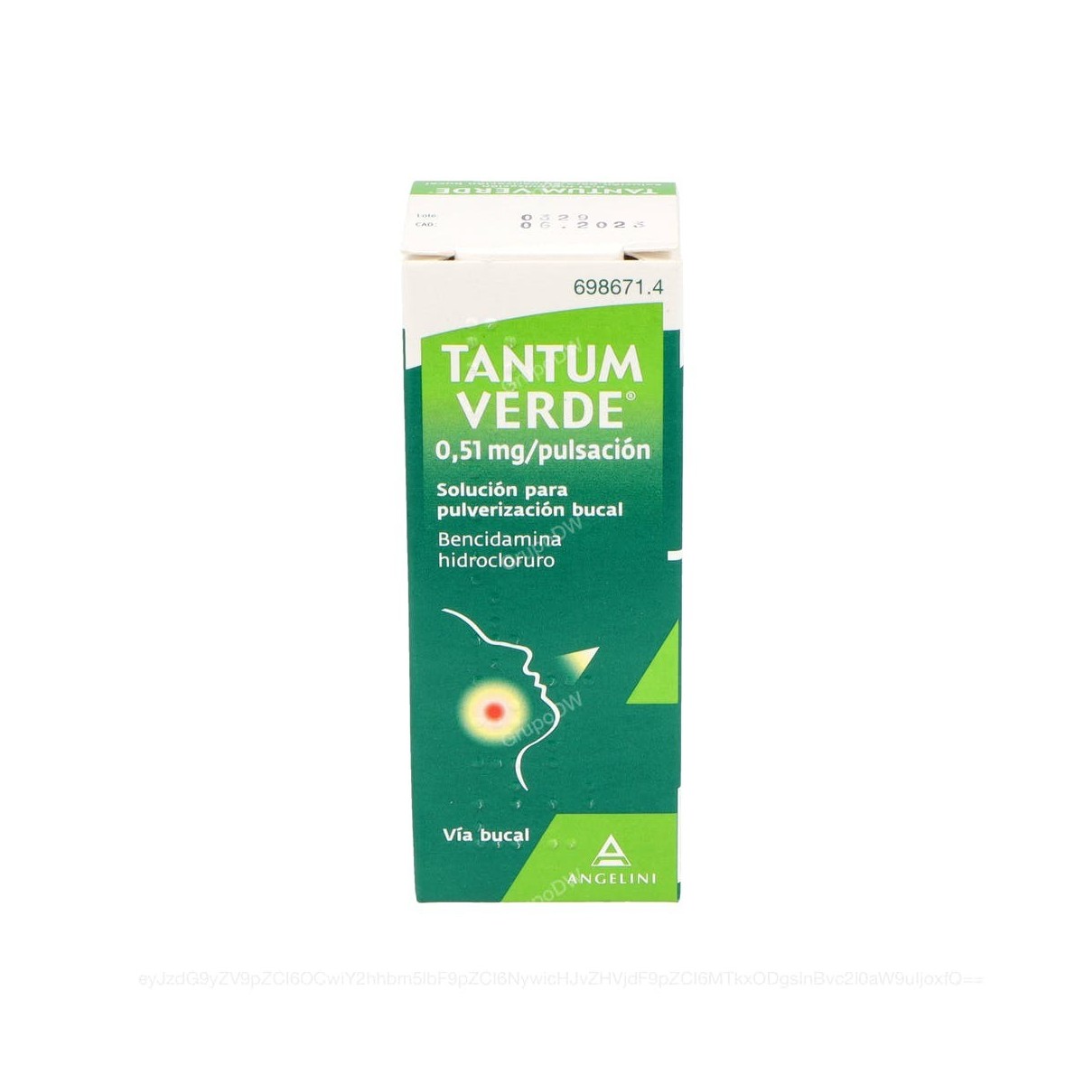 TANTUM VERDE 0,51 MG/PULSACION SOLUCION PARA...
