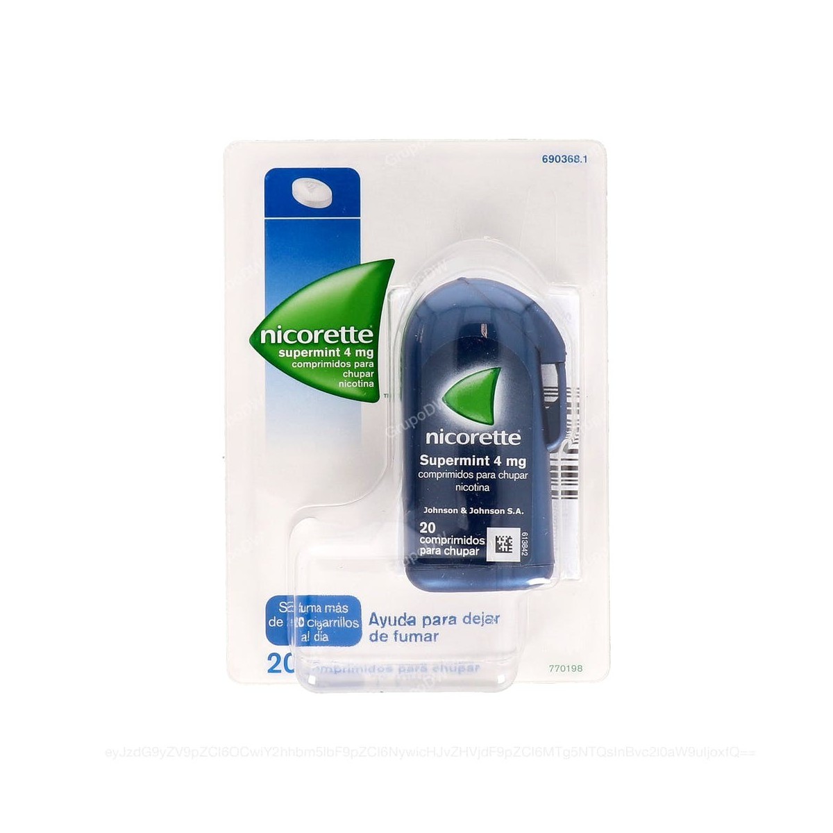 NICORETTE SUPERMINT 4 mg COMPRIMIDOS PARA...