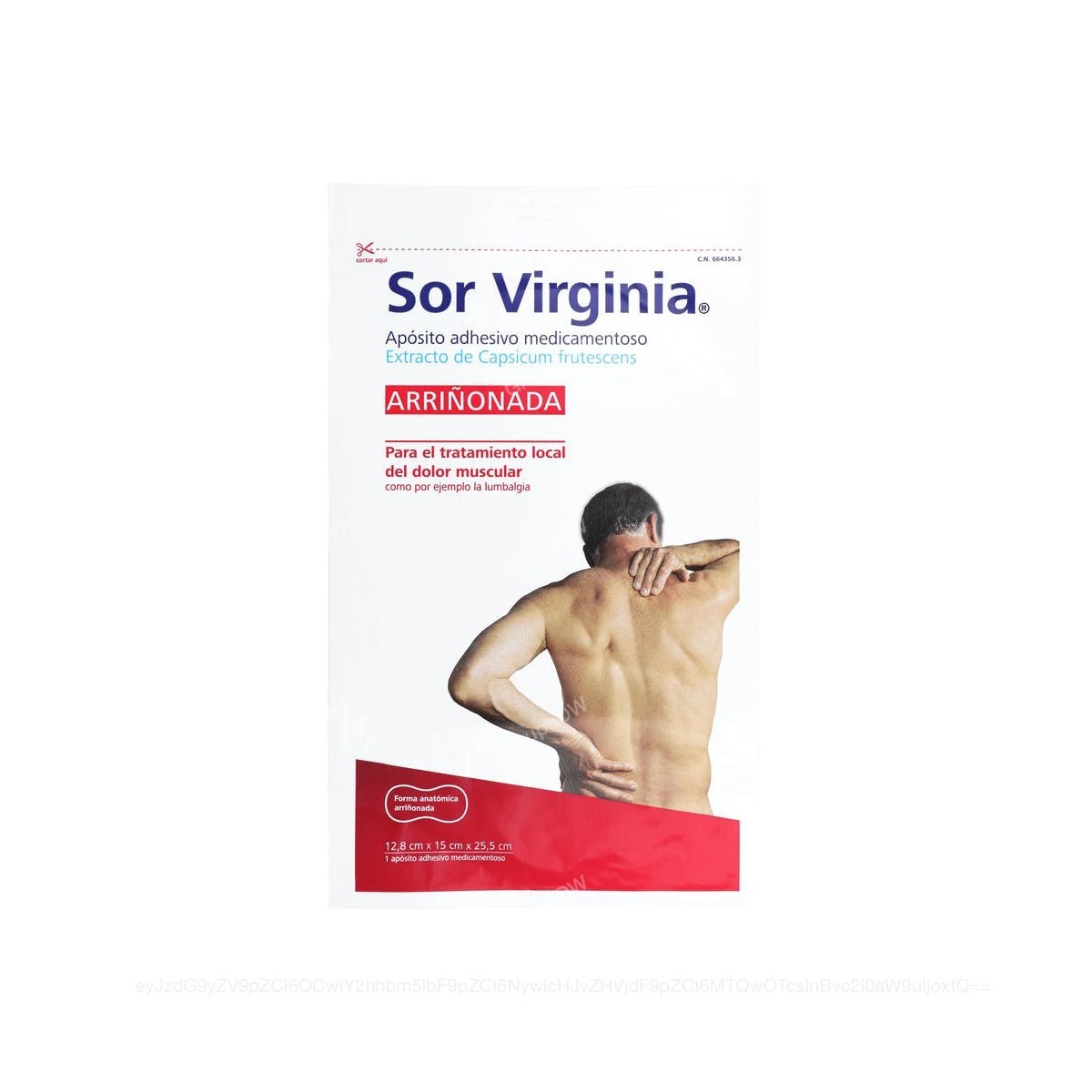 SOR VIRGINIA APOSITO ADHESIVO MEDICAMENTOSO,...