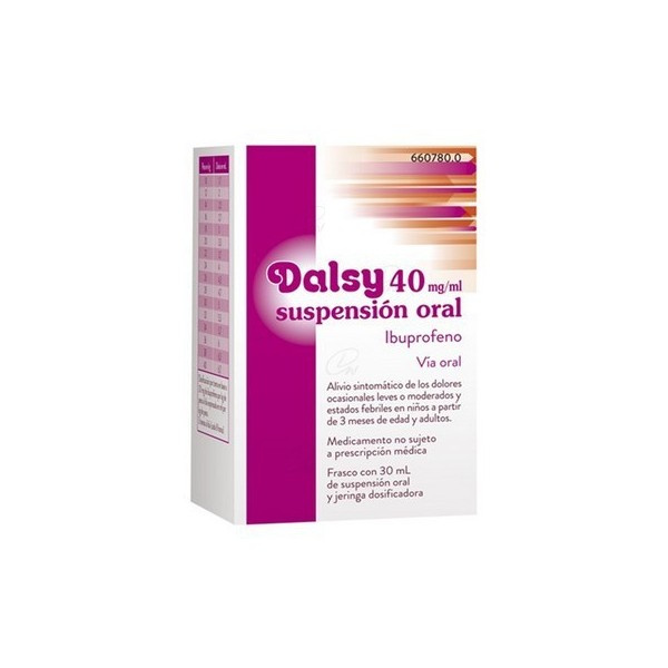DALSY 40 mg/ml SUSPENSION ORAL, 1 frasco de 30 ml