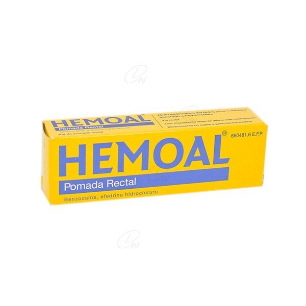 HEMOAL POMADA RECTAL, 1 tubo de 30 g