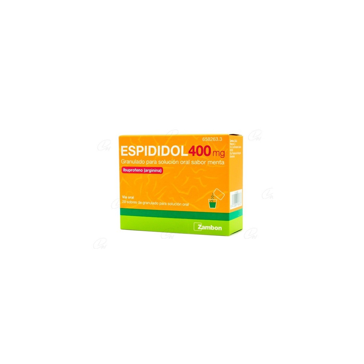 ESPIDIDOL 400 mg GRANULADO PARA SOLUCION ORAL...