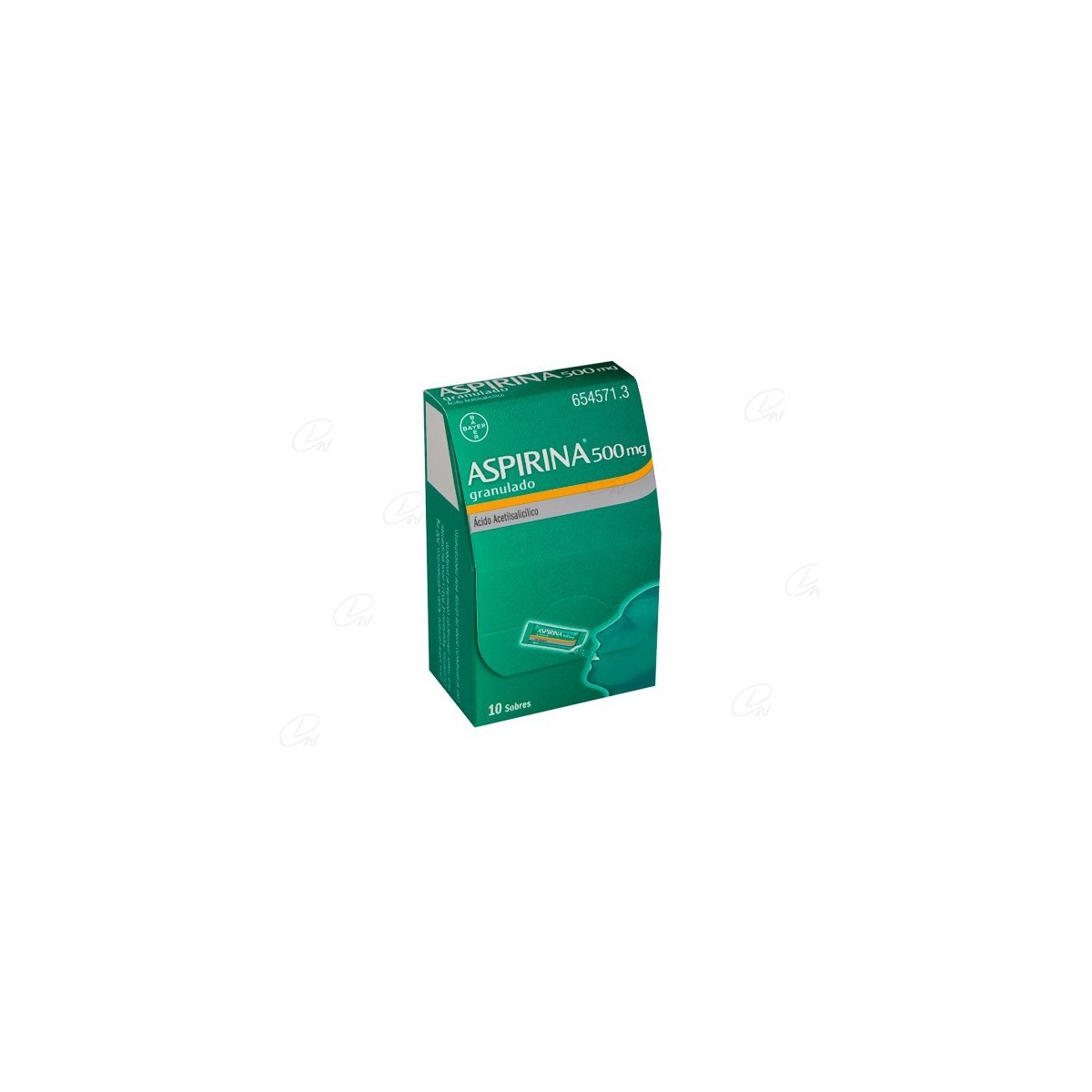 ASPIRINA 500 MG GRANULADO 10 sobres