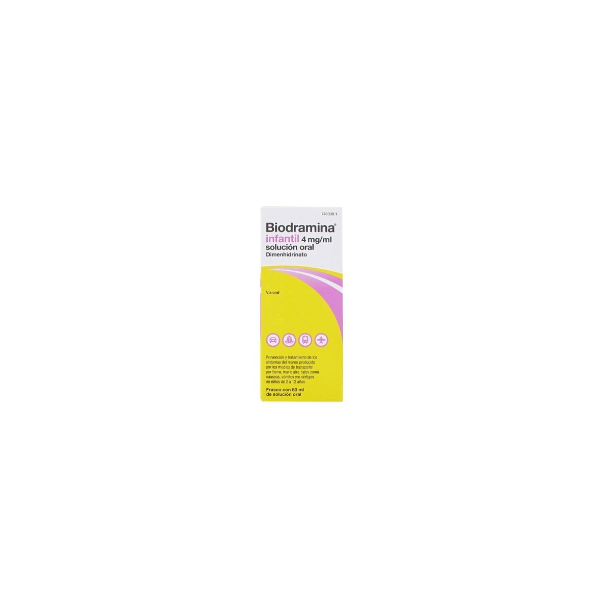BIODRAMINA  INFANTIL 4 mg/ml SOLUCION ORAL, 1...